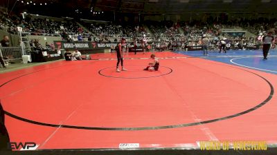 64 lbs Consi Of 16 #1 - KEAGAN McWILLIAMS, Thoroughbred Wrestling Academy vs Eli Sayson, Nashville Catholic Wrestling