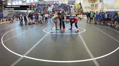 126 lbs Champ. Round 1 - Chazz Robinson, Victory Elite vs Seth Jones, Black Hive Wrestling Club