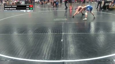 141 lbs Round 3 (8 Team) - Gavin Newton, Precision WA vs Mayson Young, GA United Red
