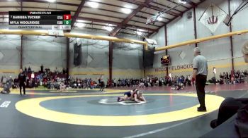 110 lbs Quarterfinal - Myla Woolridge, Kearney HS vs Sarissa Tucker, The St. James Academy