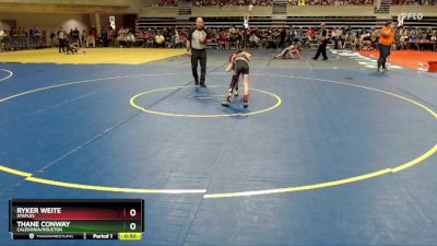 68 lbs Champ. Round 1 - Ryker Weite, Staples vs Thane Conway, Caledonia/Houston