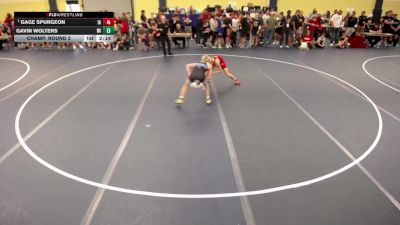 126 lbs Champ. Round 2 - Gage Spurgeon, IA vs Gavin Wolters, WI