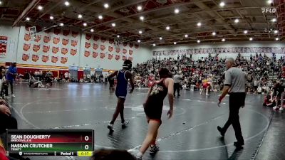 106 lbs Cons. Round 2 - Hassan Crutcher, Trinity vs Sean Dougherty, Brecksville B