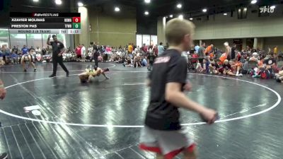 125 lbs Round 3 (6 Team) - Xzavier Molinas, North DeSoto Red WA vs Preston Pas, The Factory Wrestling