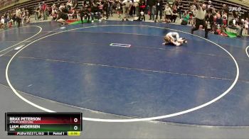 51 lbs Champ. Round 2 - Brax Peterson, Athlos Wrestling vs Liam Andersen, JWC