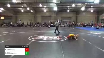 43 lbs Consolation - Brody Lance, Stout vs Suncera Dickman, Contenders Wrestling Academy