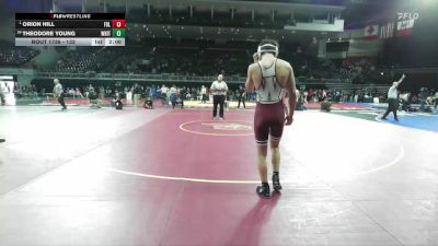 132 lbs Semifinal - Orion Hill, Folsom vs Theodore Young, Whitney