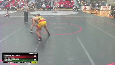 165 lbs Cons. Round 2 - Griffin Mitchell, Fort Hays State vs Kaleb Cordova, Unattached