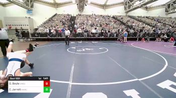 110-I lbs Quarterfinal - Owen Boyle, Wrecking Crew Wrestling Academy vs Caden Jarrett, MarcAurele Youth