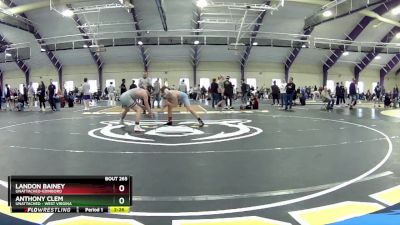 133 lbs Cons. Round 2 - Anthony Clem, Unattached - West Virgina vs Landon Bainey, Unattached-Edinboro