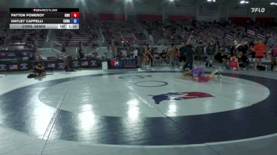 110 lbs Cons. Semis - Payton Pomeroy, Knights Wrestling Club vs Hayley Cappelli, CKWA