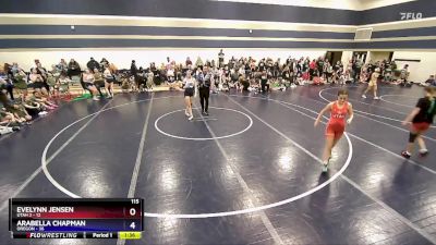 122 lbs Round 1 (6 Team) - JaeCee Sullivan, Utah 2 vs Naveen Edmiston, Oregon