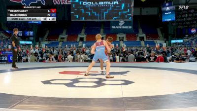 138 lbs Cons. Sub-semis - Deven Casey, IL vs Dale Corbin, PA