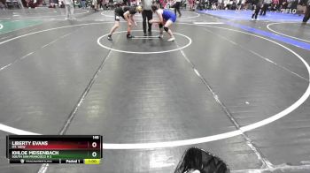 145 lbs Cons. Round 4 - Liberty Evans, Mt. View vs Khloe Meisenbach, South San Francisco H S