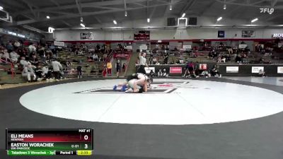 157 lbs Champ. Round 2 - Easton Worachek, UW-Parkside vs Eli Means, Newman