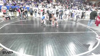 64 lbs Rr Rnd 3 - Abraham Granger, Owasso Takedown Club vs Jasper Maples, Stroud Youth Wrestling Club