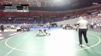 6A/5A Girls 105 Champ. Round 1 - Jessica Cottings, McNary Girls vs Gemma DeLance, Redmond Girls