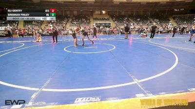 95 lbs Consi Of 16 #2 - Eli Gentry, Minion Training Center vs Brennan Finley, Willard Youth Wrestling