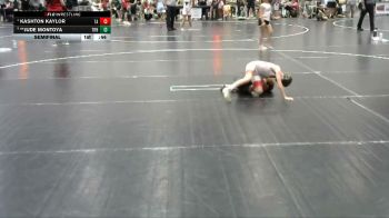 50 lbs Semifinal - **Jude Montoya, Top Rank Hammers vs Kashton Kaylor, Team Aggression
