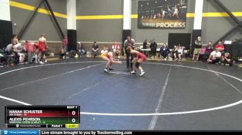 124 lbs Round 3 (6 Team) - Alexis Pehrson, Nebraska Vipers Scarlet vs Hanah Schuster, MN Storm