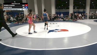 120 lbs Champ. Rd Of 32 - Isabella Mares, Colorado vs Naomi Kofe, Sanderson Wrestling Academy