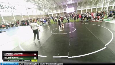 120 lbs Round 3 - Arabella Chapman, Mat Demon WC vs Delanie Knight, Sanderson Wrestling Academy