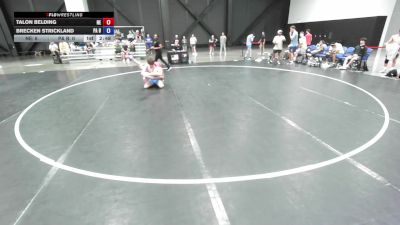 132 lbs Talon Belding, Nebraska vs Brecken Strickland, Pennsylvania Blue
