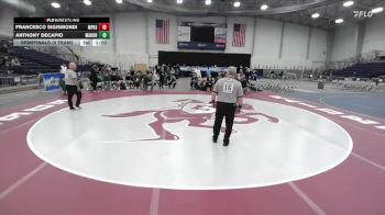 165 lbs Semifinals (4 Team) - Francesco Sigismondi, Miller Place High Sch vs Anthony Decapio, Marcellus-Onondaga