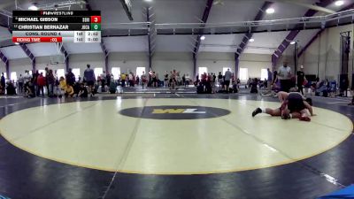 285 lbs Cons. Round 4 - Michael Gibson, Seton Hill vs Christian Bernazar, John Carroll