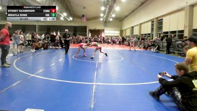 85 lbs Rr Rnd 1 - Sydney Daxberger, CT Whale Orca vs Mikayla Dunn, ICWL Bruisers Girls