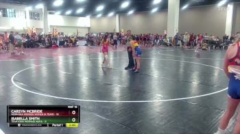 115 lbs Round 3 (8 Team) - Carsyn Mcbride, Nebraska Wonder Women (A Team) vs Isabella Smith, Team Iowa Mermaid Mafia