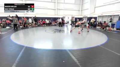 153 lbs Consi Of 4 - Mason Miller, The Asylum Red-HS vs Max Vitale, University Hawks Wrestling Club