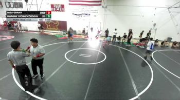 145 lbs Round 5 - Morgan Yvonne Cordova, 951 WC vs Mila Grano, Orange Vista High School Wrest