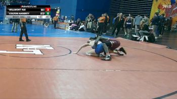 132 lbs Cons. Semi - Colton Hagerty, Washington Township vs Willmont Kai, Whitehall