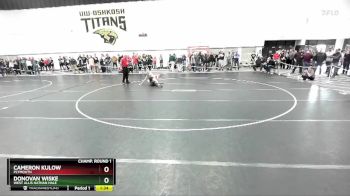 144 lbs Champ. Round 1 - Donovan Wiske, West Allis Nathan Hale vs Cameron Kulow, Plymouth