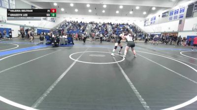 190 lbs Cons. Round 6 - Graesyn Lee, Ventura vs Valeria Beltran, Pioneer Valley