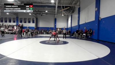 126 lbs Consi Of 4 - Jordin Agosto, Agawam vs Brayton Carbone, Shawsheen