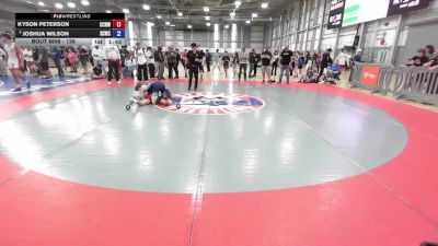 126 lbs Quarters - Kyson Peterson, CNWC Concede Nothing Wrestling Club vs Joshua Wilson, Reality Sports Wrestling Club