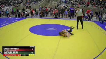 59 lbs Cons. Round 2 - Maverick Gomes, Umpqua Wrestling Club vs Jaysen Martinez, Hermiston Wrestling