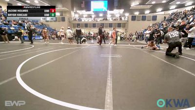 75 lbs Final - Jacobi Holmes, Cowboy Wrestling Club vs Bryer Kincaid, Cowboy Wrestling Club