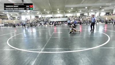75 lbs Champ. Round 1 - Jameson Grant, Seymour Youth Wrestling Club vs Rocklynd Ayers-Donald, Wave Wrestling Club