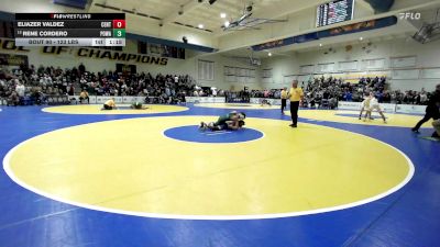 123 lbs Round Of 32 - Eliazer Valdez, Central Catholic vs Rene Cordero, Poway
