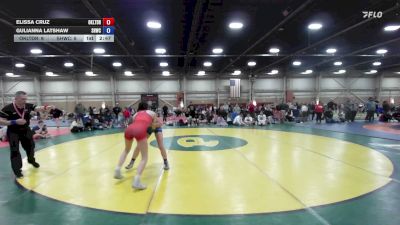 110 lbs Semifinal - Elissa Cruz, LTD - GHSE vs Gulianna Latshaw, South Hills Wrestling Academy - GHSE