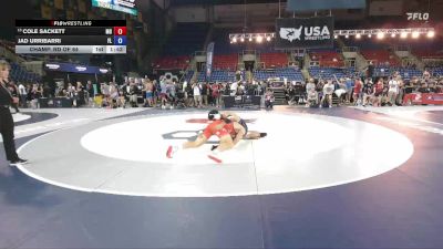 165 lbs Champ. Rd Of 64 - Cole Sackett, MO vs Jad Urribarri, FL