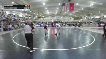 175 lbs 2nd Wrestleback (8 Team) - Logan Thiel, Page High School vs Ethan Voorhees, Bradley Central High School