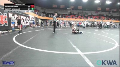 58 lbs Rr Rnd 4 - Mason Hileman, Shelton Wrestling Academy vs Emmett Alvarado, Comanche Takedown Club