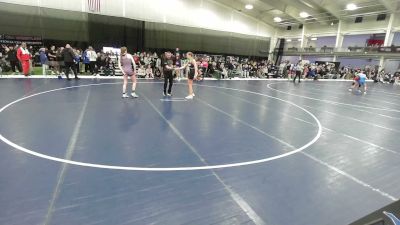 130 lbs Cons. Quarters - Hannah Larson, Riverton Wolf Pack Wrestling Club vs McKenzy Mason, Tech Fall Elite
