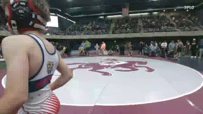 75 lbs Consi Of 8 #1 - Ryker Bigelow, Northampton vs Josiah Murray, Milford