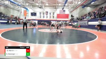 150 lbs Cons. Round 4 - Danny Marvin, Morton vs Noah Reisinger, Normal (University)