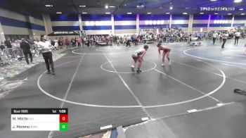 120 lbs Round Of 64 - Matt David Morta, Fall Guys vs Jose Moreno, Somerton Wrestling